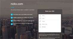Desktop Screenshot of nokx.com