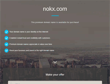 Tablet Screenshot of nokx.com